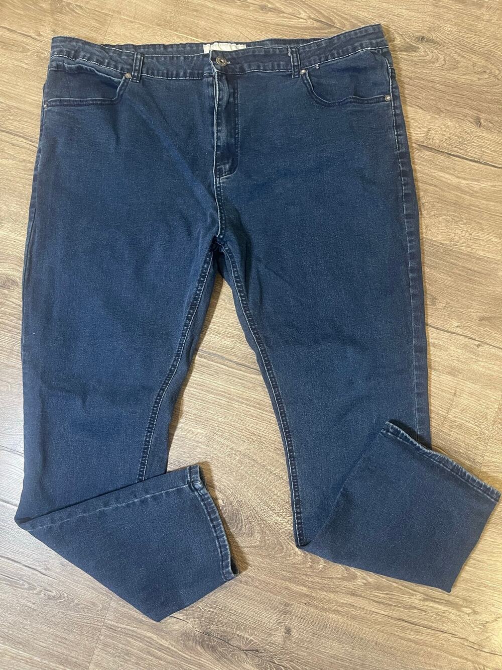 Paper Denim & Cloth Dark Wash Slim Straight Jeans Sz 40x30
